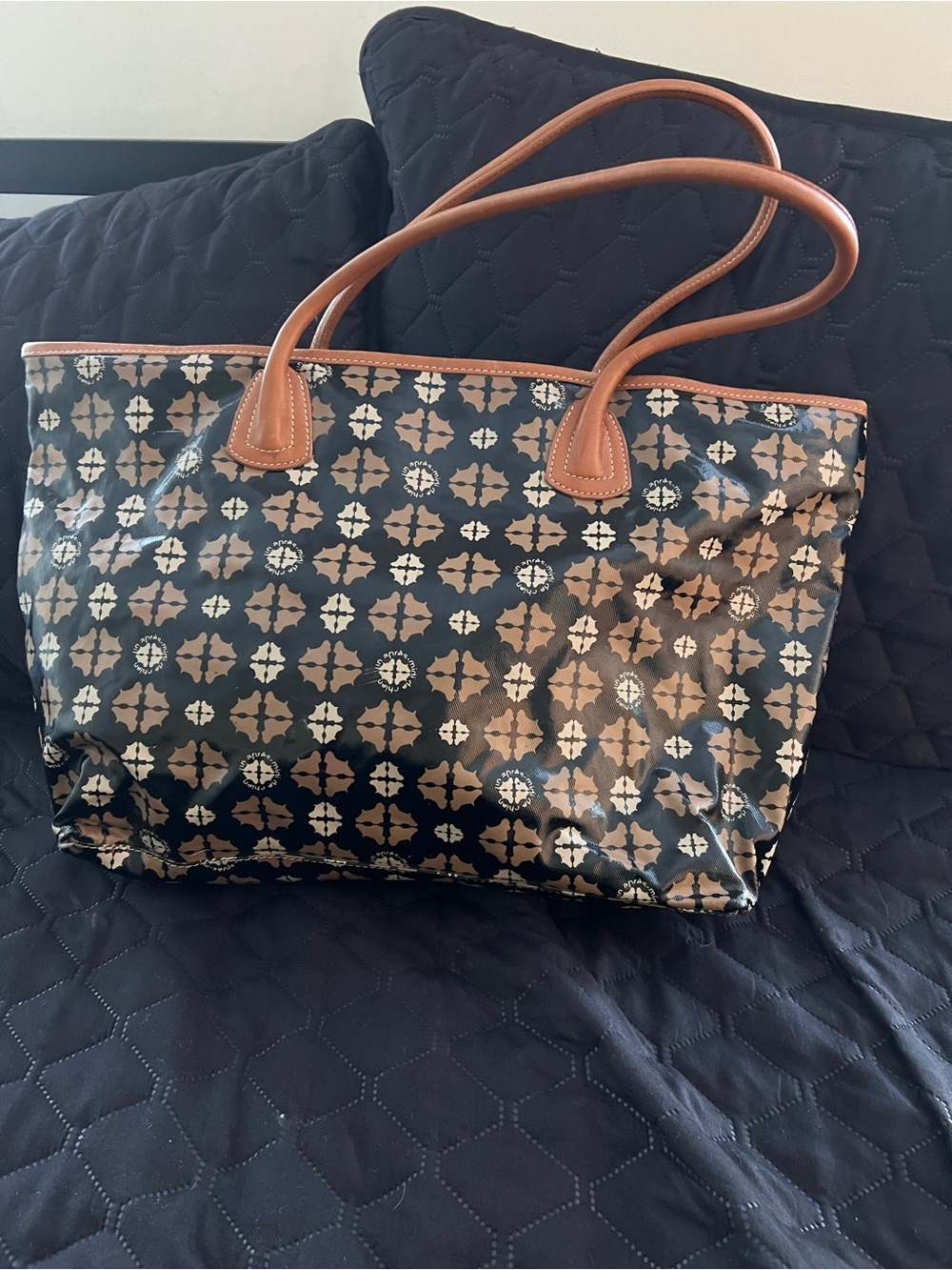 UN Apres Midi  De Chien/France /Coated Canvas Tote